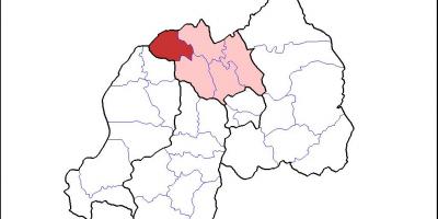 Kart over musanze Rwanda